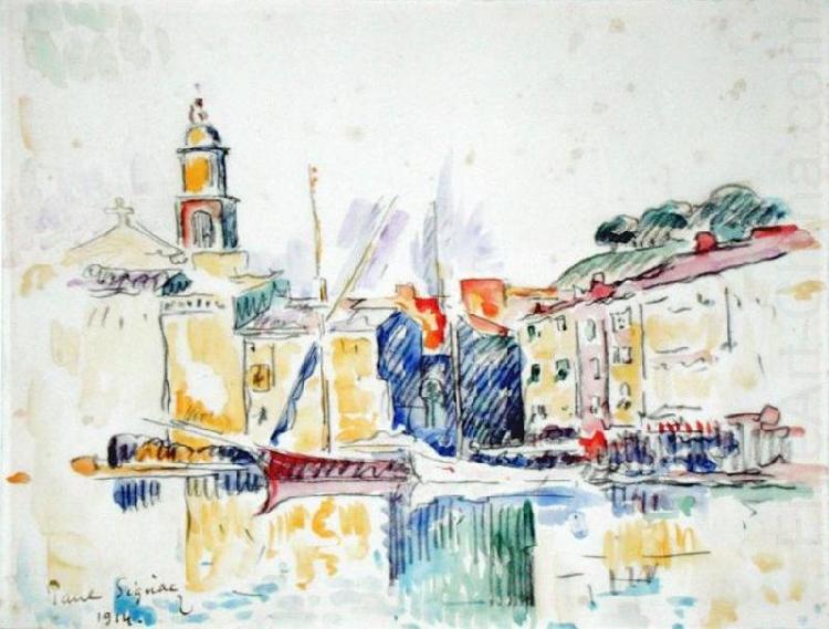 Paul Signac French Port of St. Tropez china oil painting image
